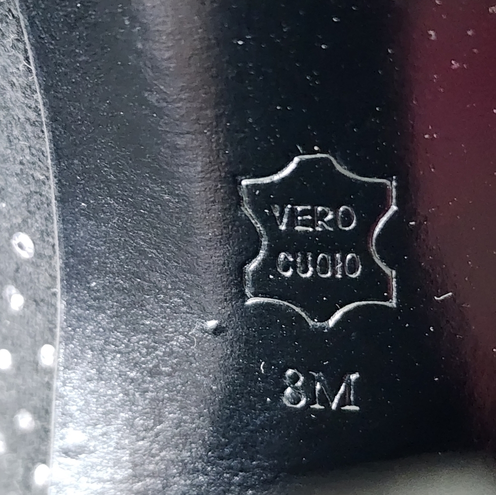 Jeffrey Tyler Annie booties black studs tall heeled booties sz 8 m nwt's - Picture 10 of 11